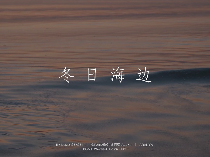 冬日海边 ｜ 电影感  ｜预告