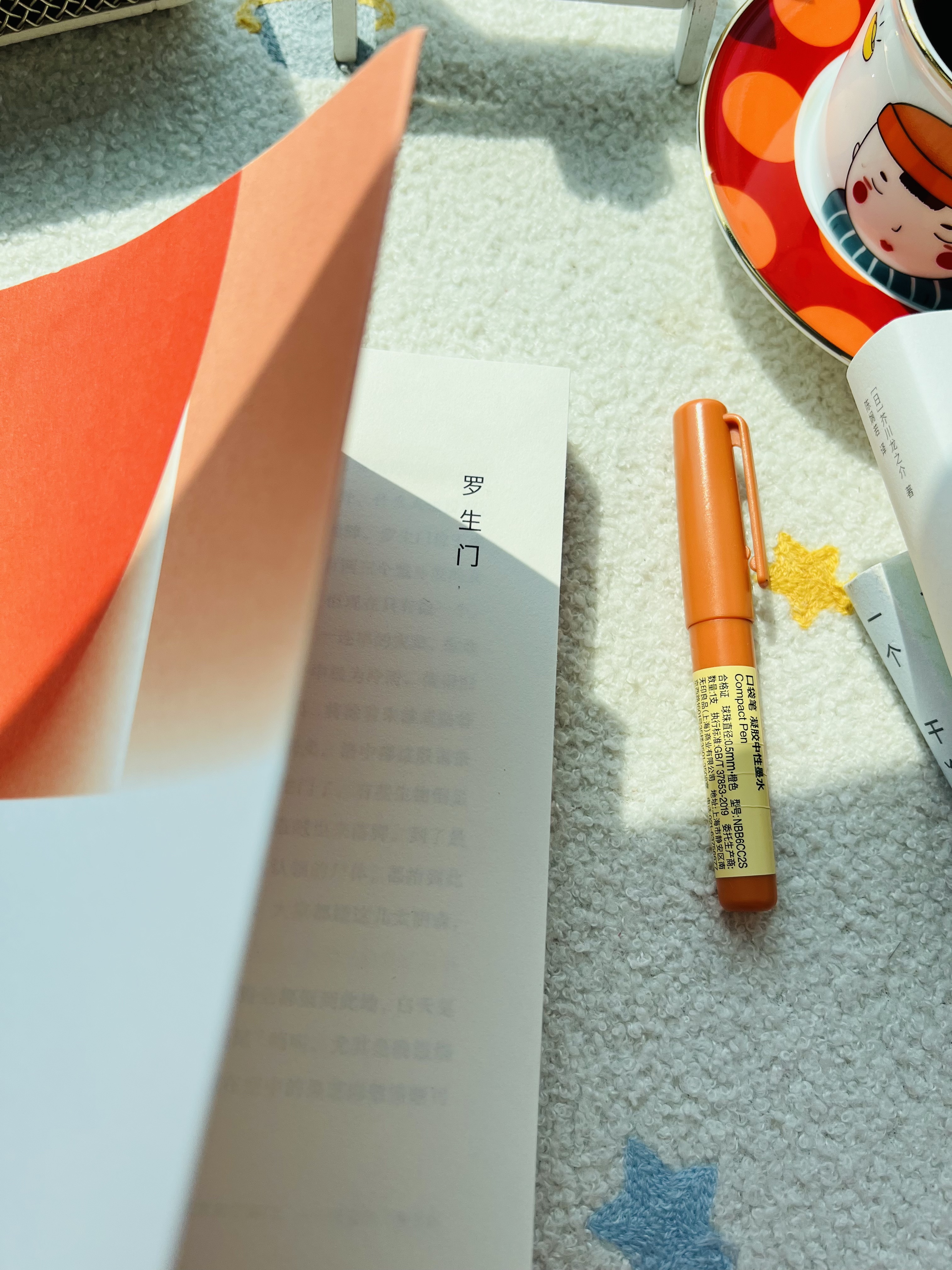 他的书，需要在阳光下阅读