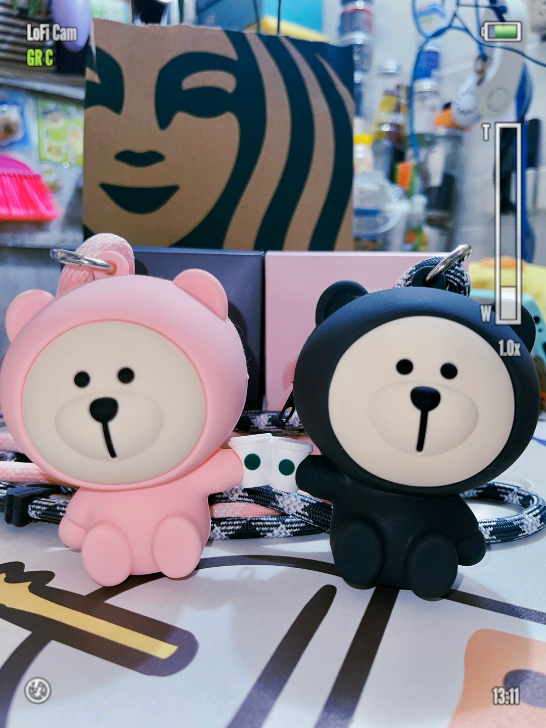 噢哦❗️原来是我为了🐻耳机包早起了❗️❗️💕✨