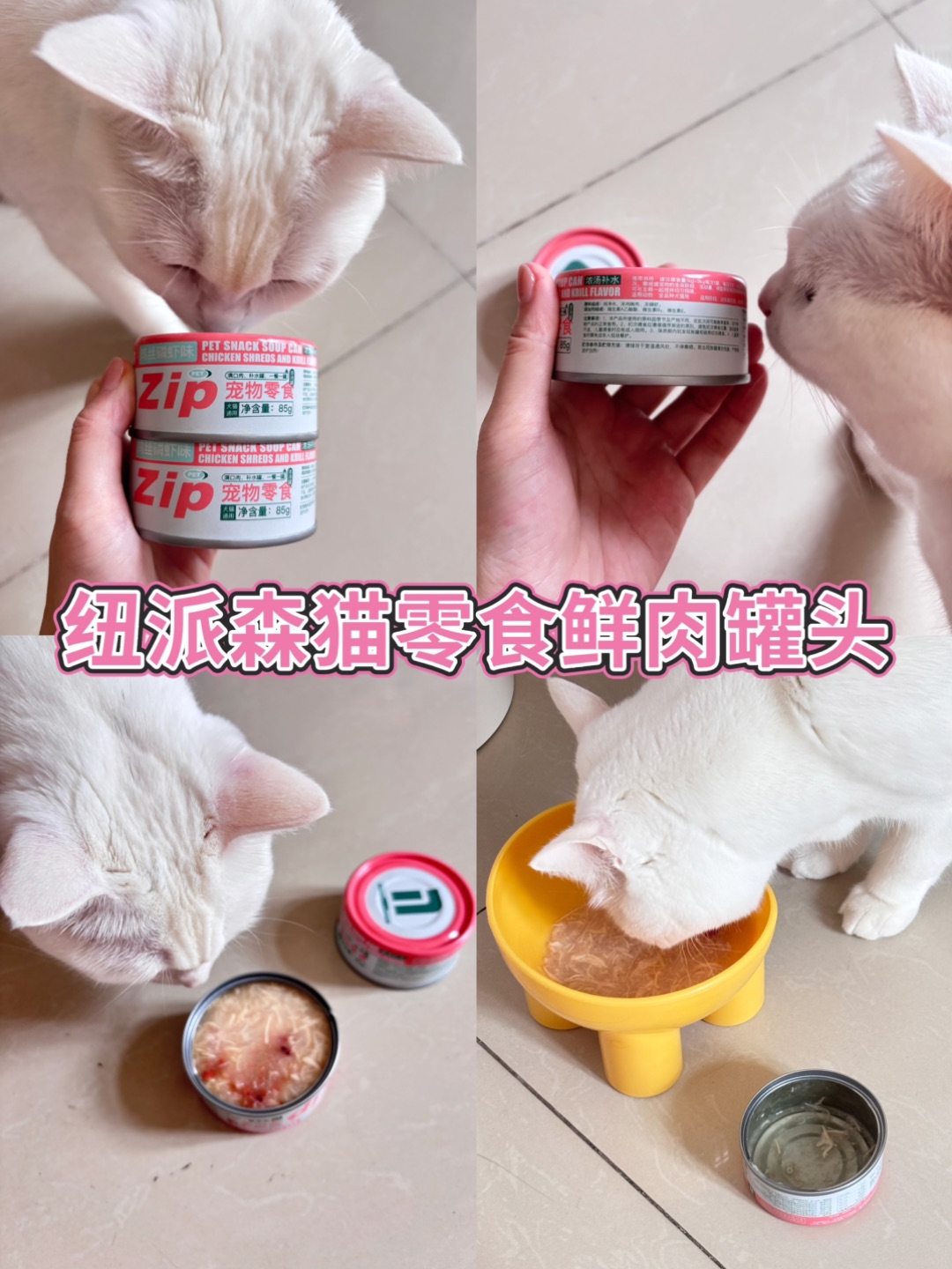 养猫人冲！顶级鲜肉浓汤罐头！