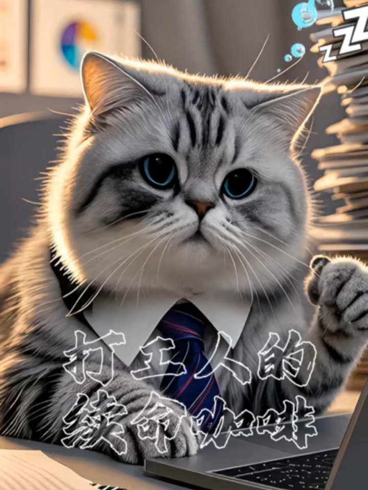 打工猫猫上班也很苦相