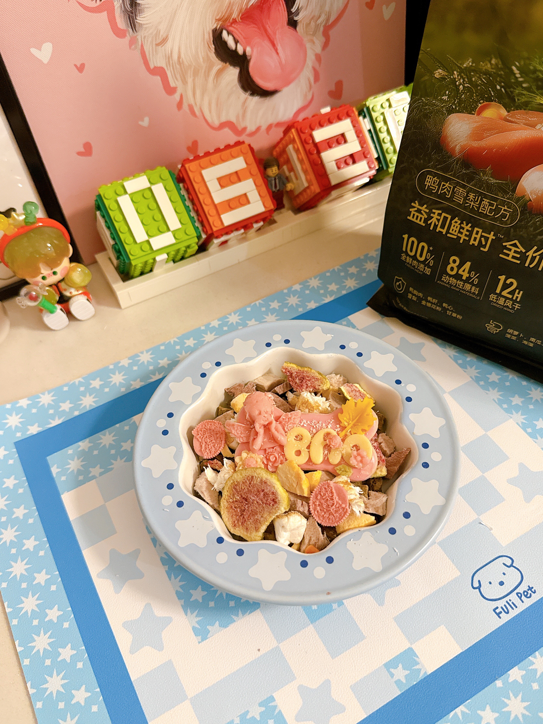 沉浸式给小狗做漂亮饭