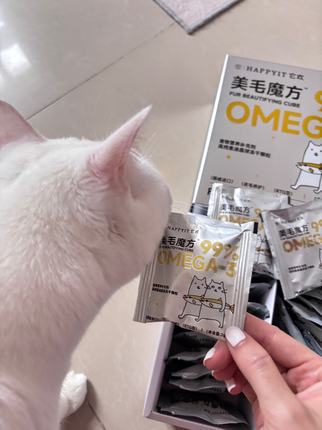 7.3喵星人爱吃的鱼油冻干猫零食！