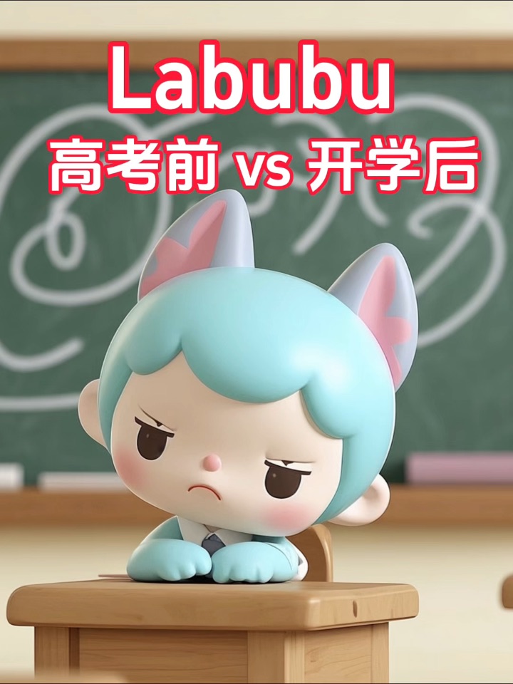 Labubu 高考前 vs 开学后