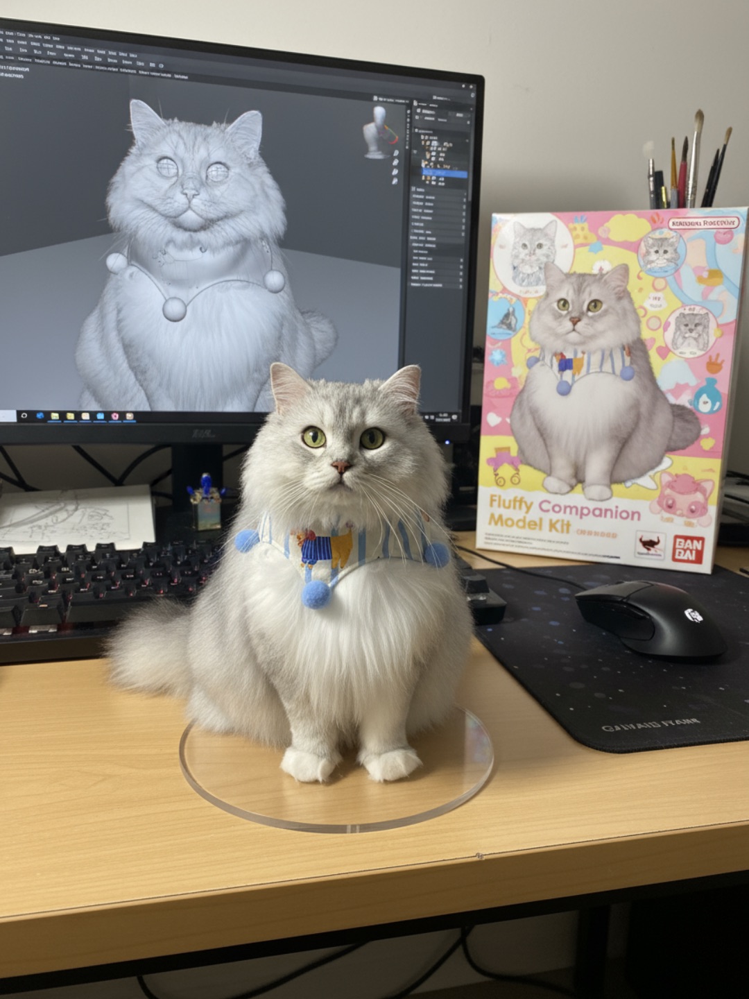 小饼我也是有摆件照啦❤️