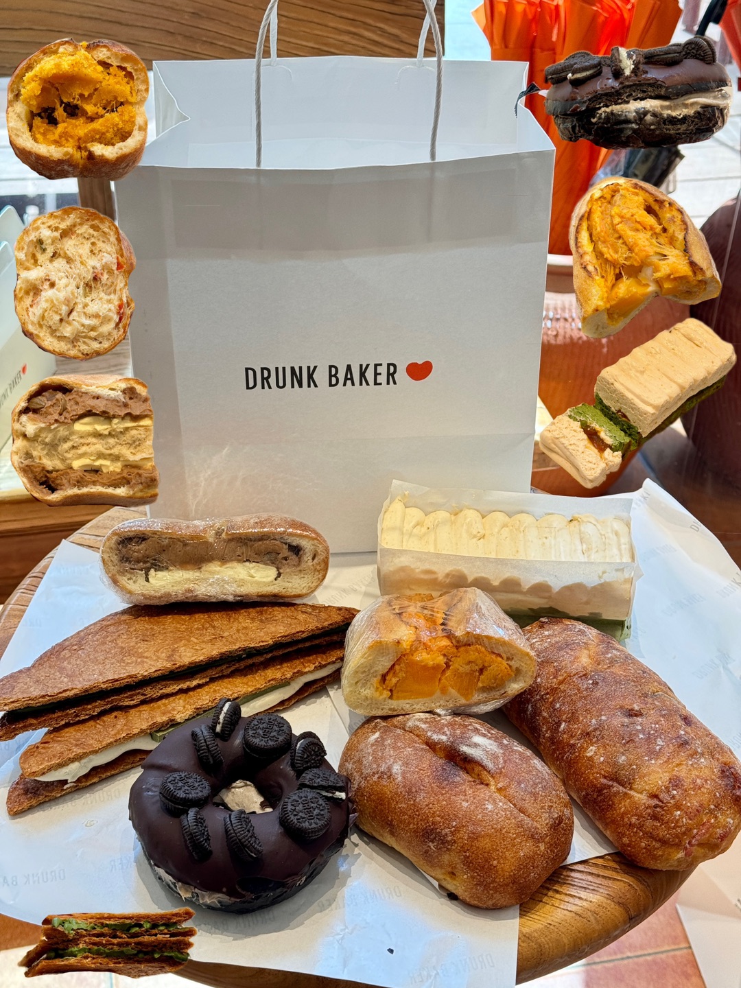 杭州面包脑袋来福士最爱包包：Dunk baker