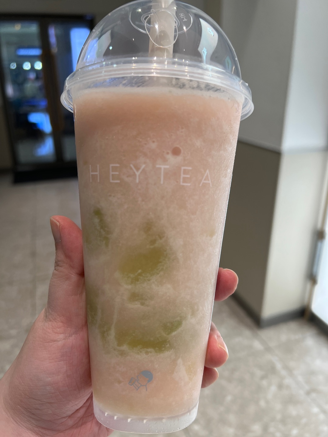 粉红+绿，是这样的清爽芭乐提啊