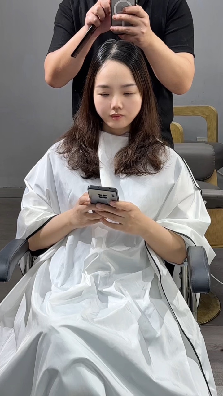 细软塌发质烫发