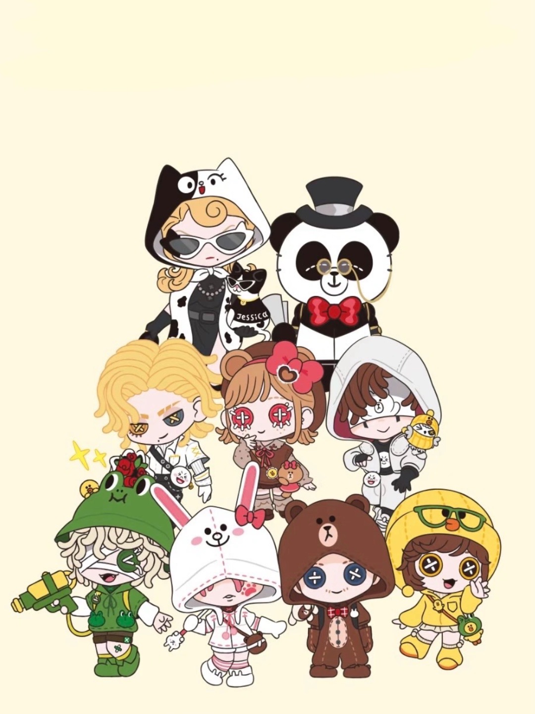 Linefriends的皮肤能不能全部实装啊！好萌！