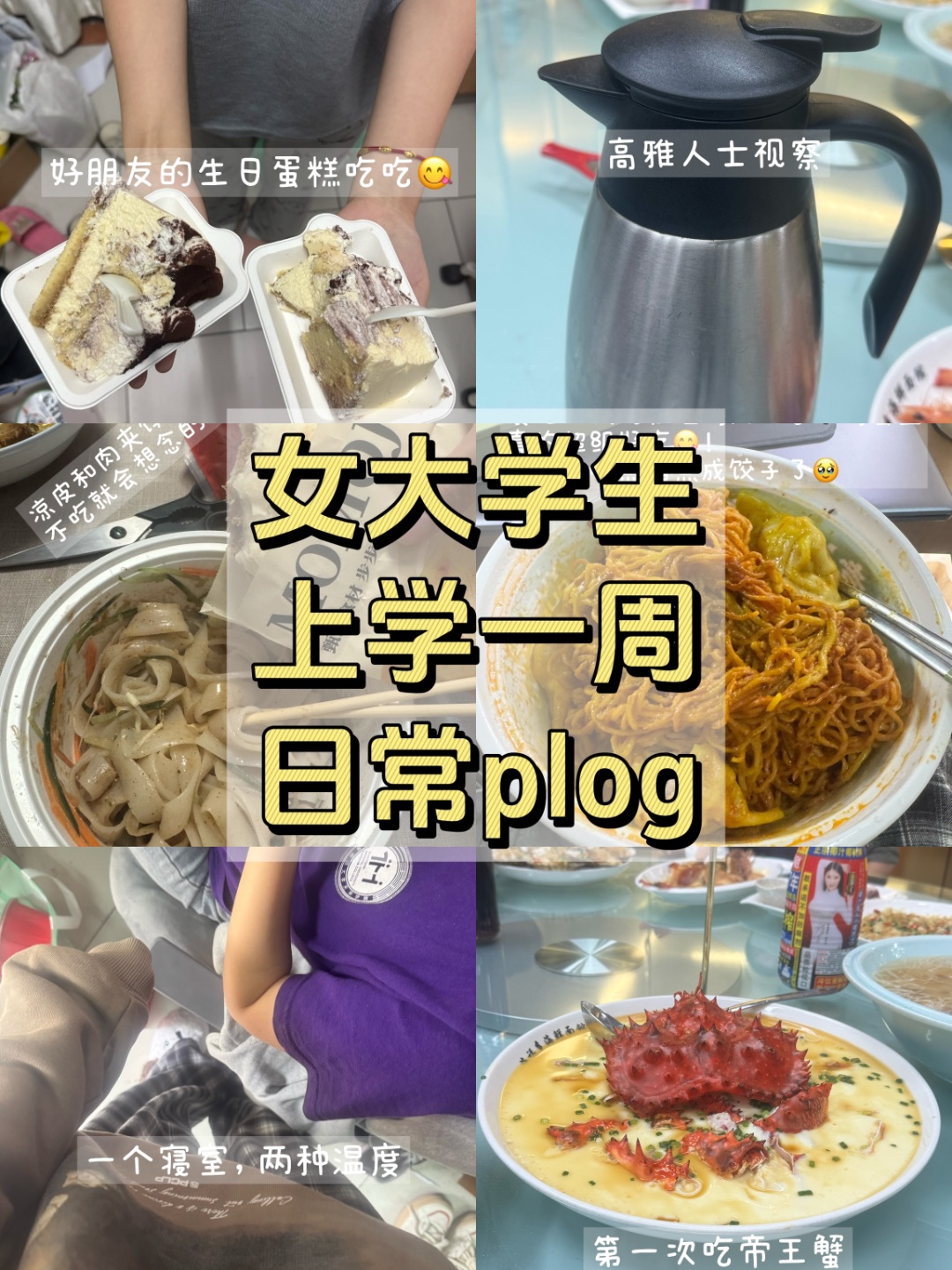 Plog4 | 女大学生上学一周日常plog