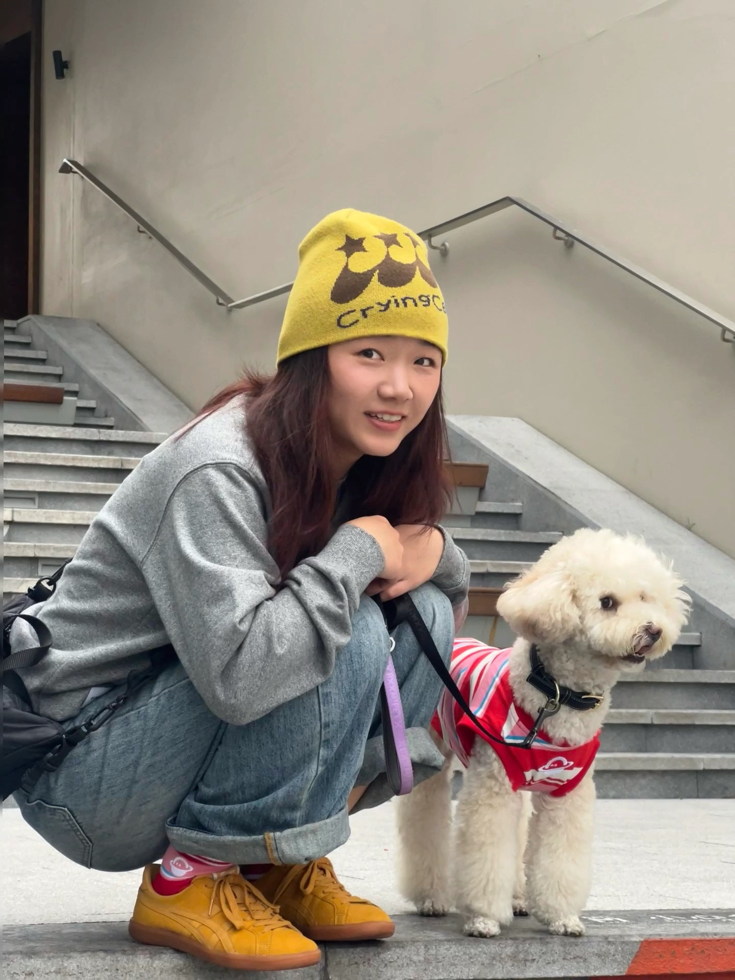 我宣布，遛狗是零成本的快乐事