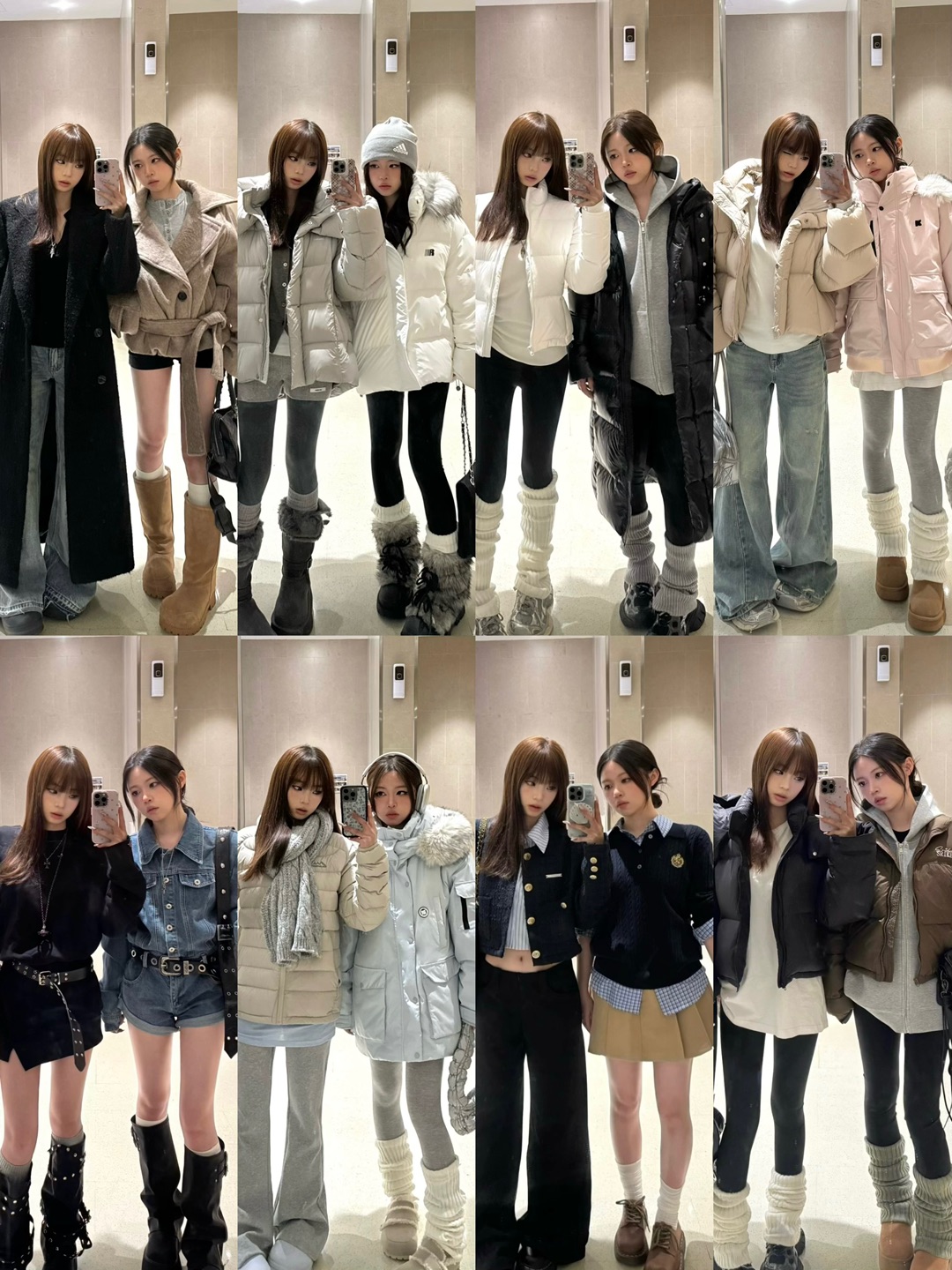 女生冬天搭这样真的很好看！！