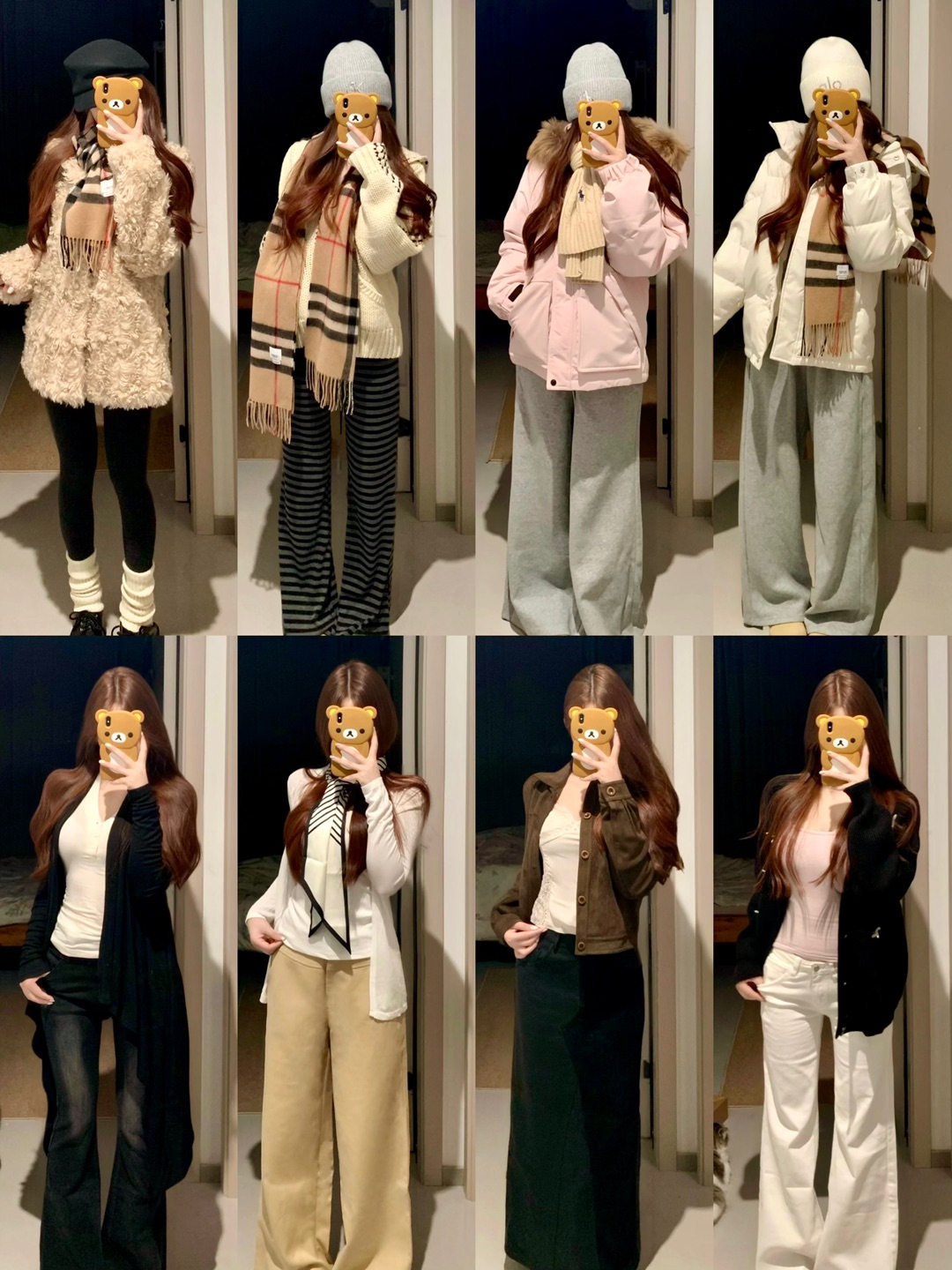 一周不重样冬季穿搭合集～