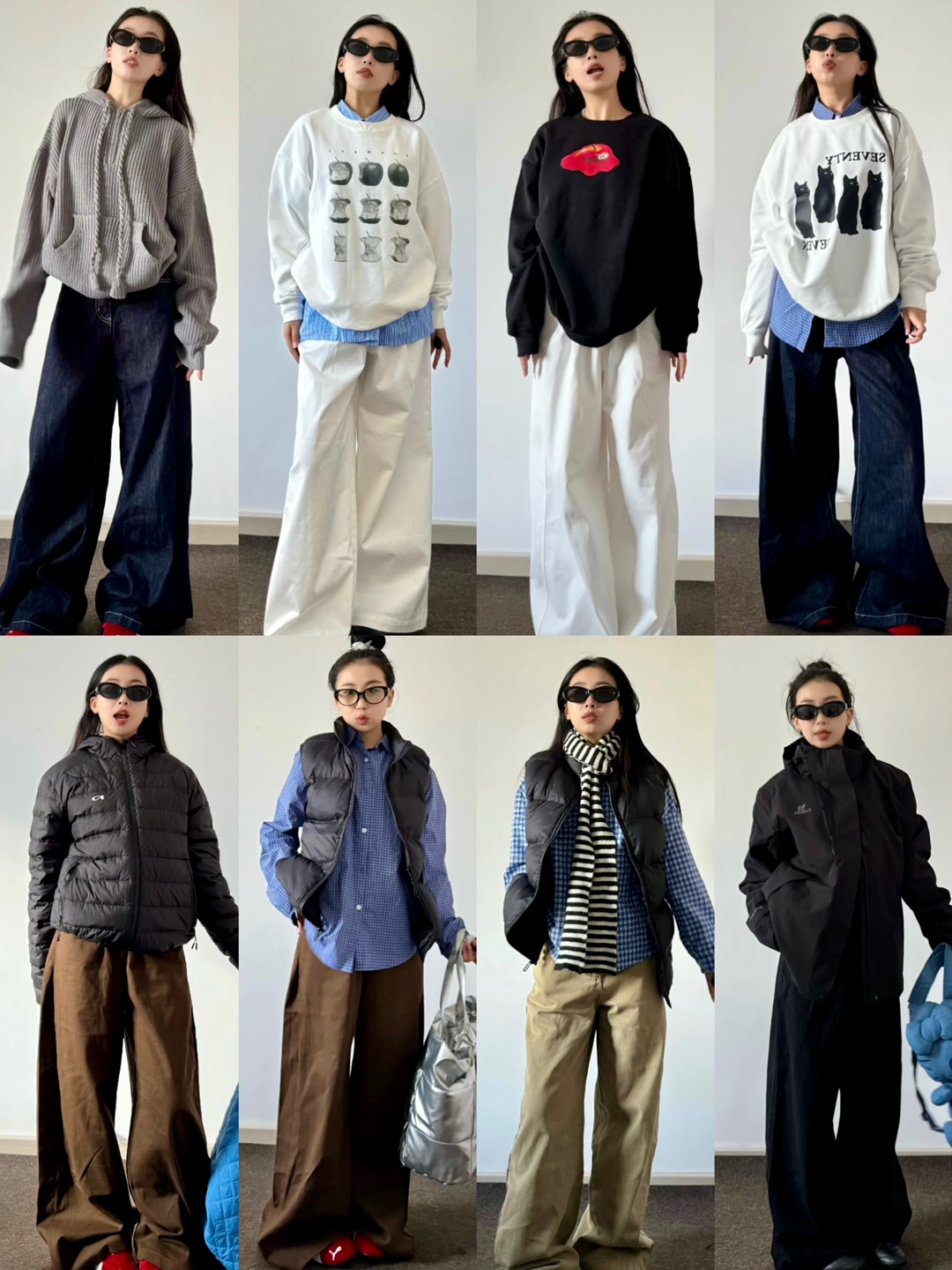 8套+冬季穿搭合集！