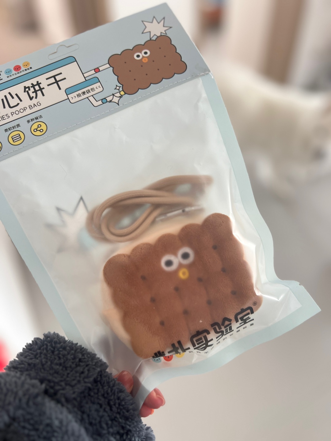 小狗的捡屎袋自己背