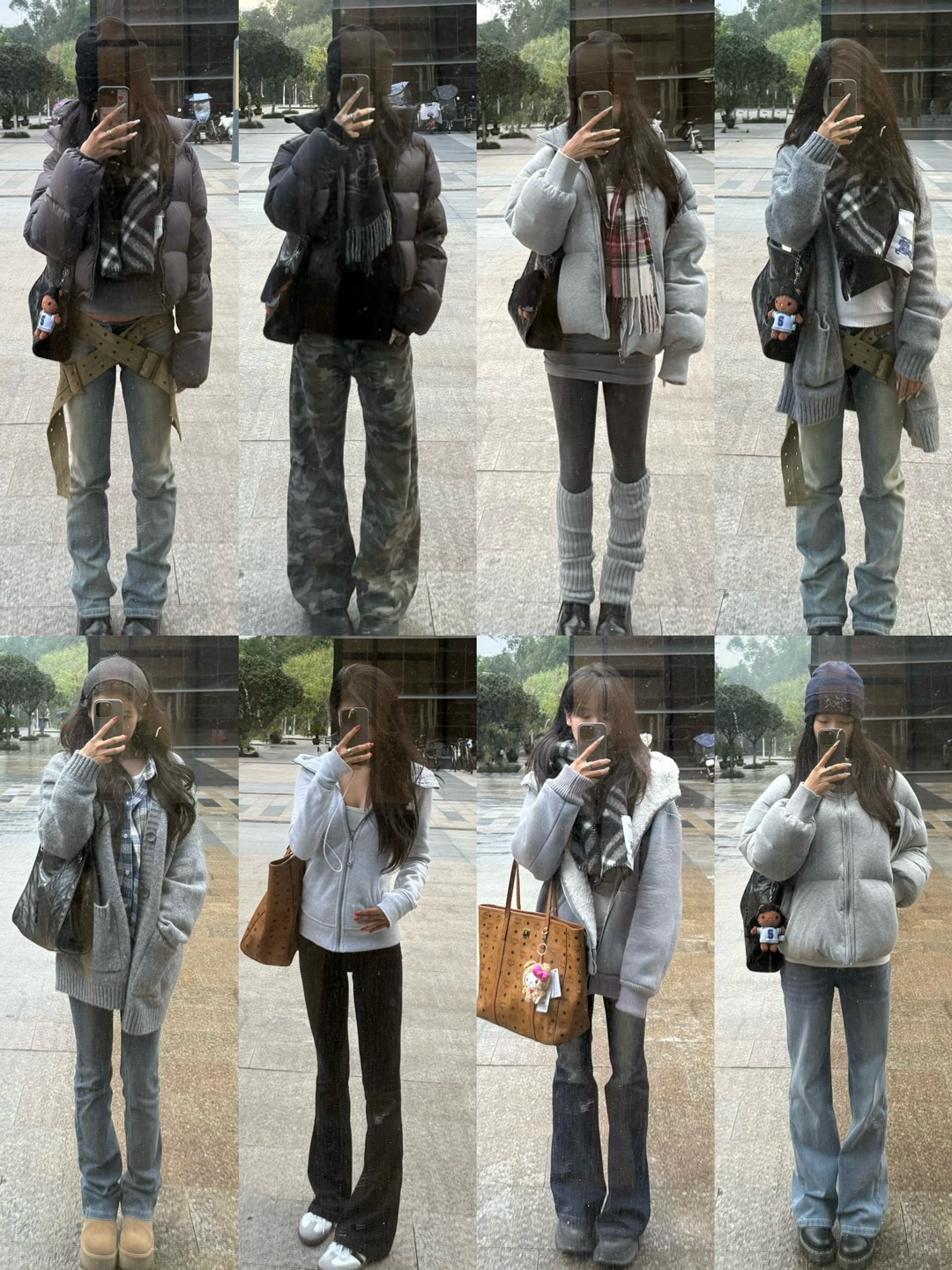 冬日一周穿搭不重样！