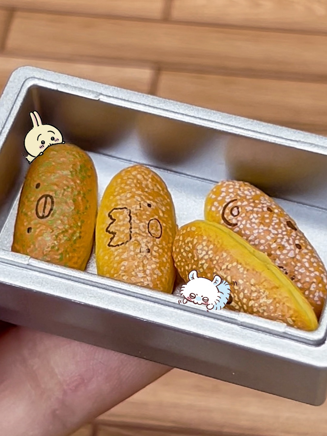 这个面包真的好可爱！