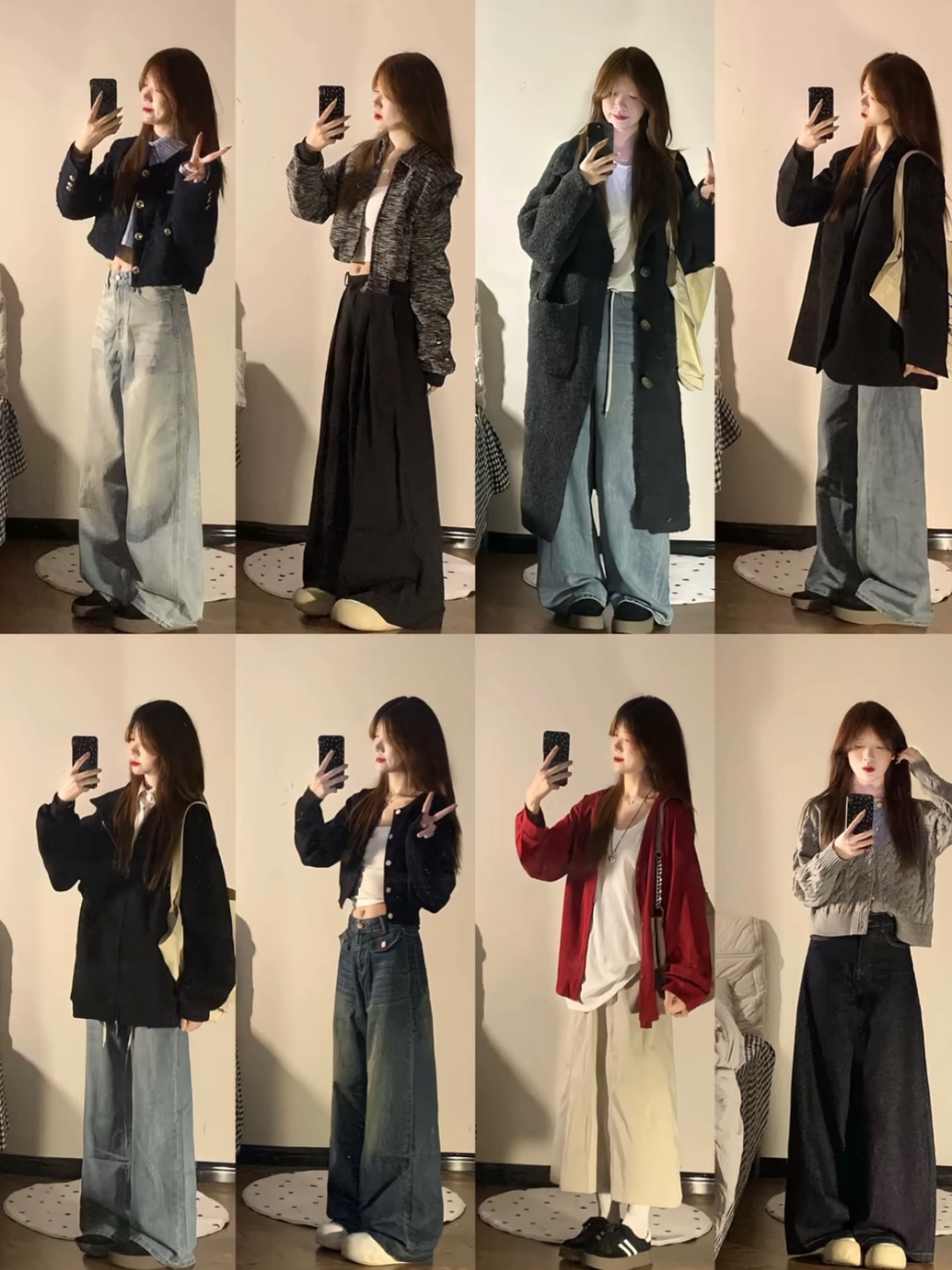 40套🍠｜可甜可酷的韩系氛围感穿搭！