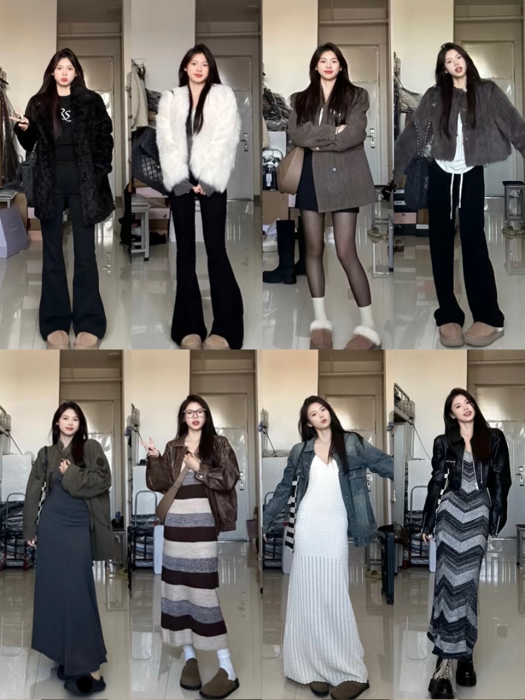 40套🧣冬季穿搭不重样！