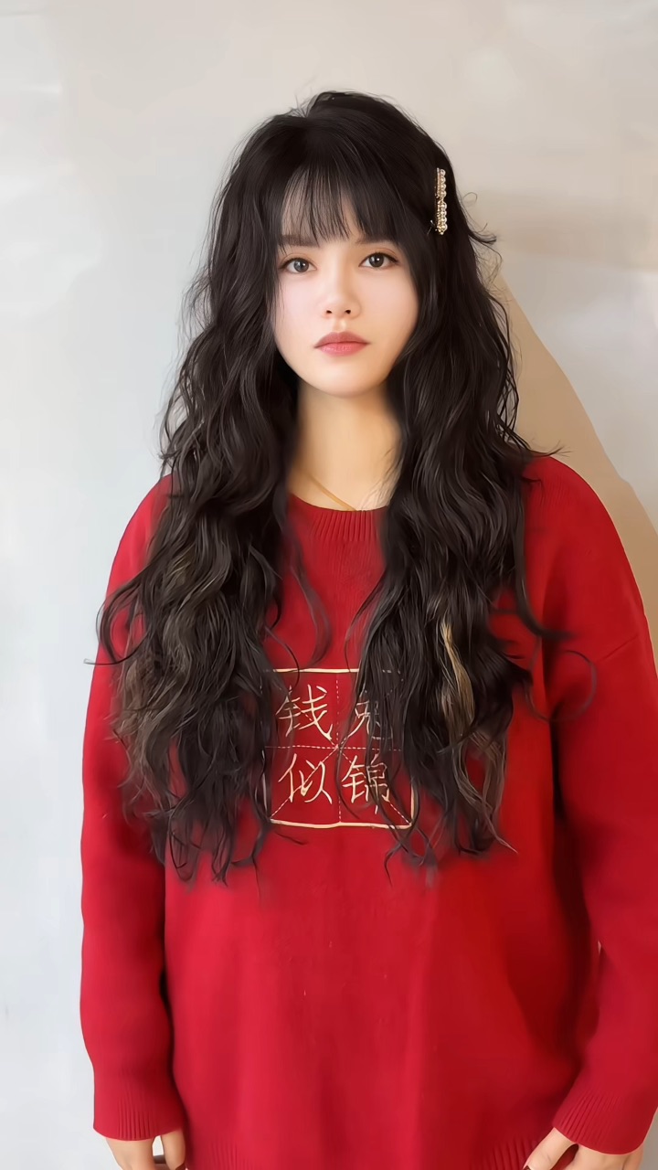 慵懒感卷发烫发