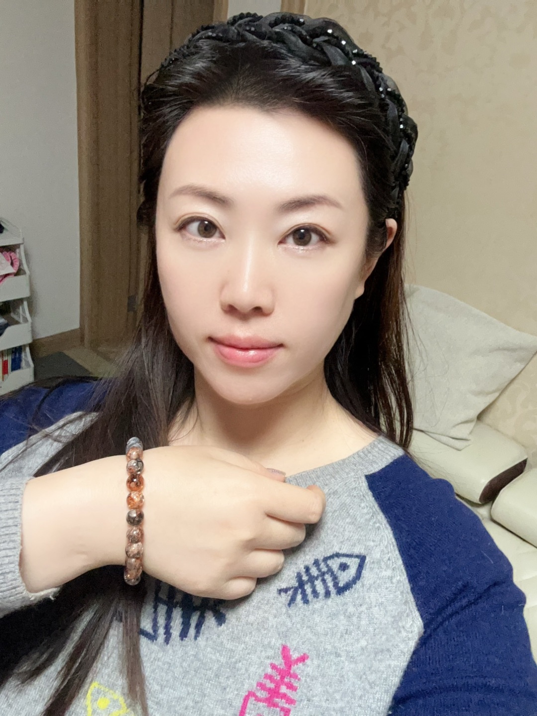 新入的手串，喜欢❤️