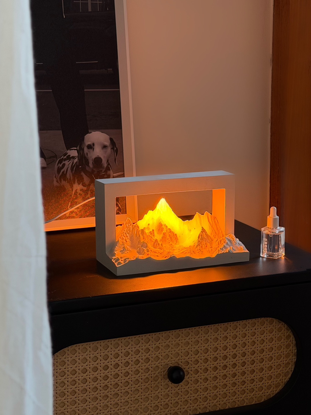 哦耶~我真的在家看到日照金山了！