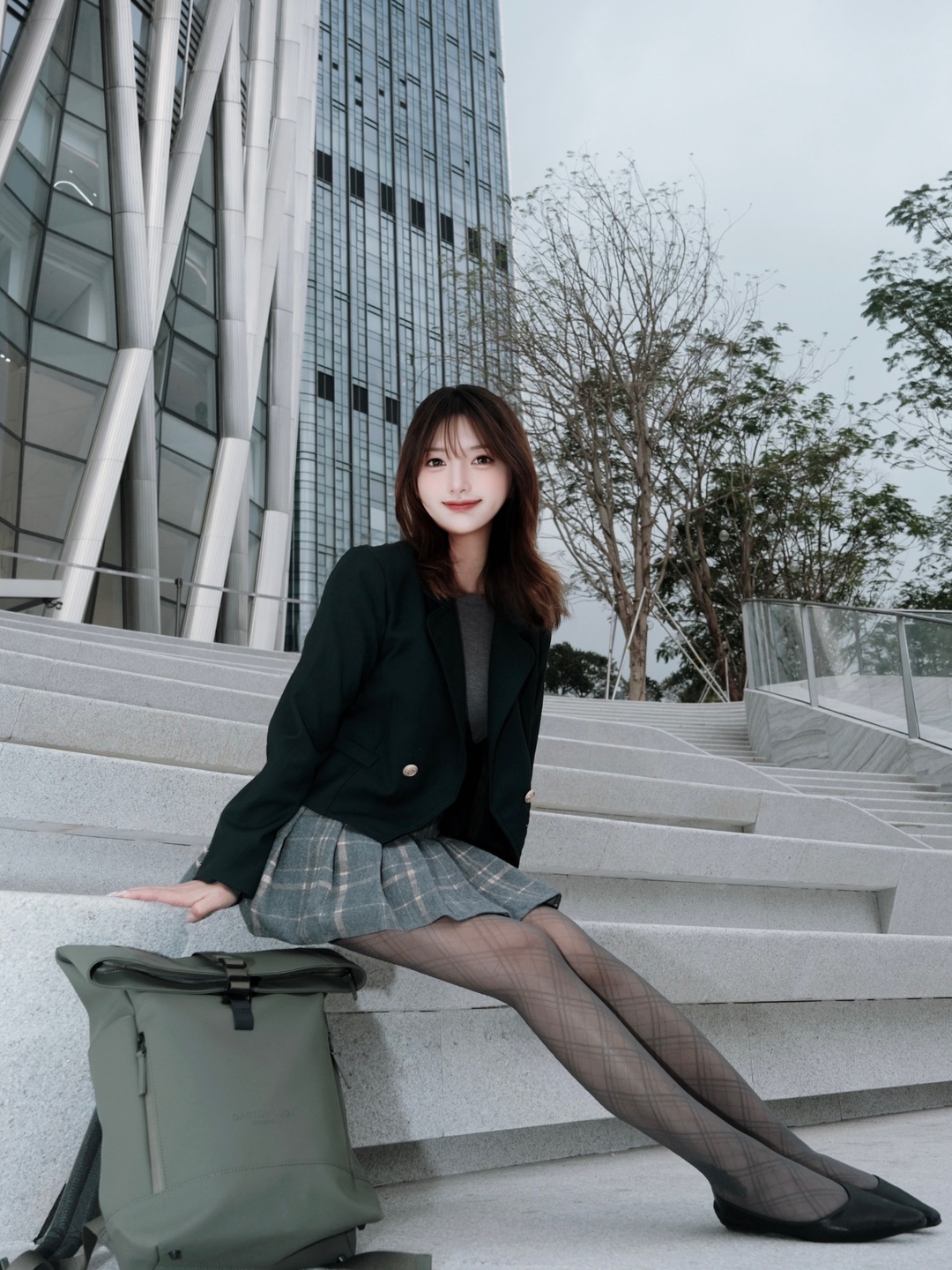 久违的学院风穿搭 🎧⊹꙳是我的舒适区呀