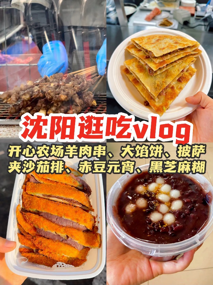 沈阳逛吃｜开心农场、夹沙茄排、赤豆元宵
