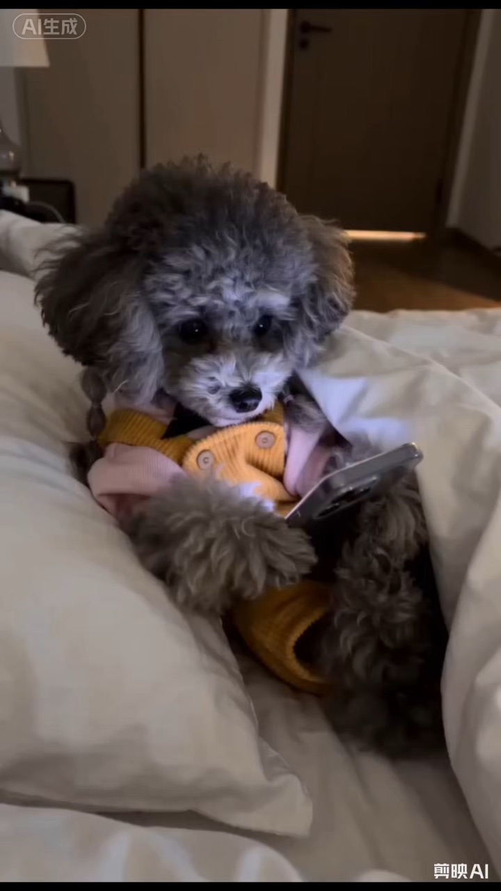 好险～半夜不睡觉玩手机差点被发现