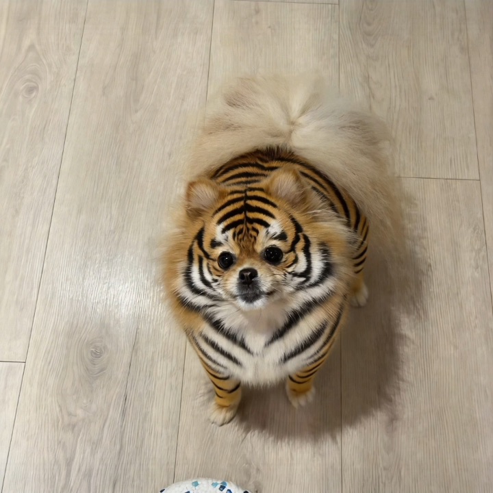 朋友送了一只老虎，帮我看看是不是假嘟