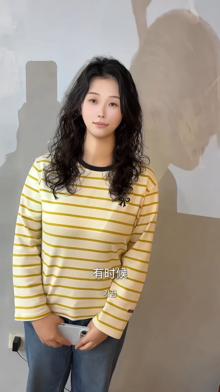 细软塌发质烫头发效果