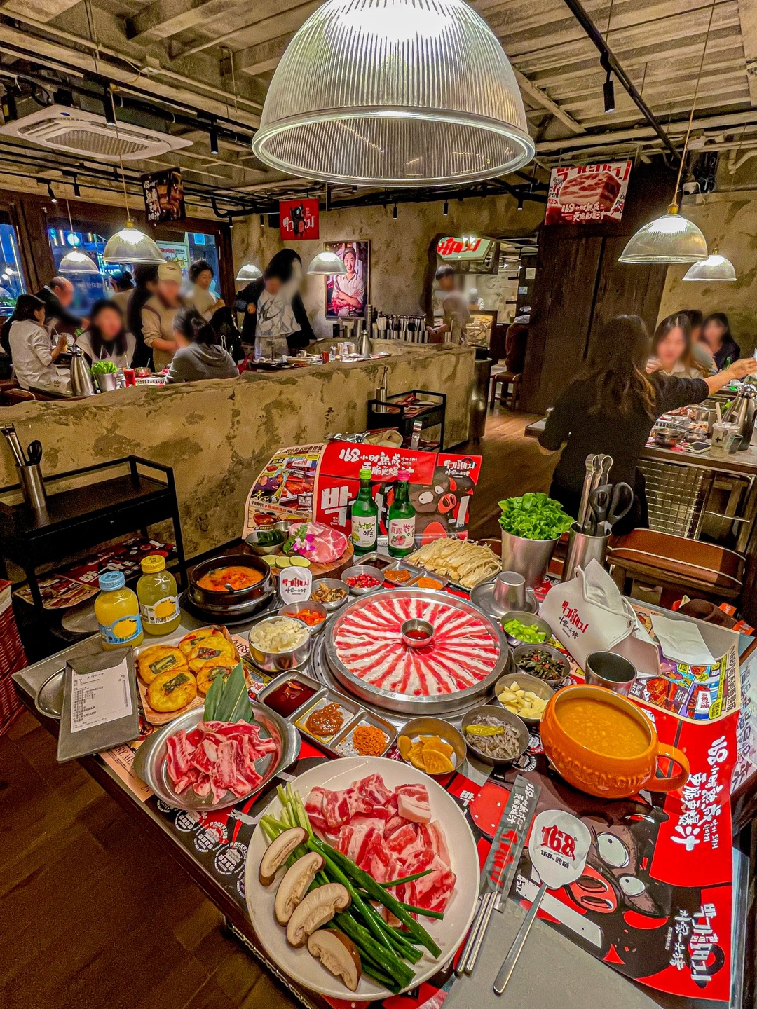 5点就排队的韩式烤肉😂确实是北京极品👍