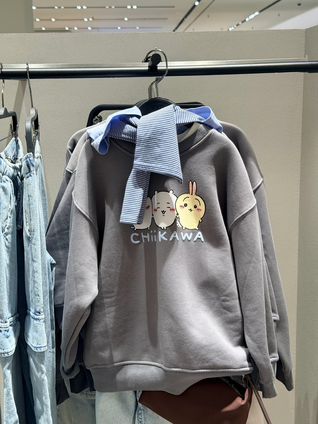 zara chiikawa 居然还是童装诶！能穿！