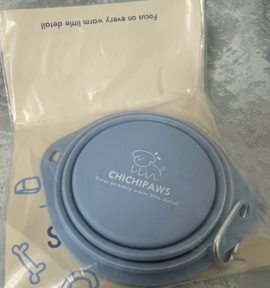 宠物外出硅胶折叠碗便携式水碗测评