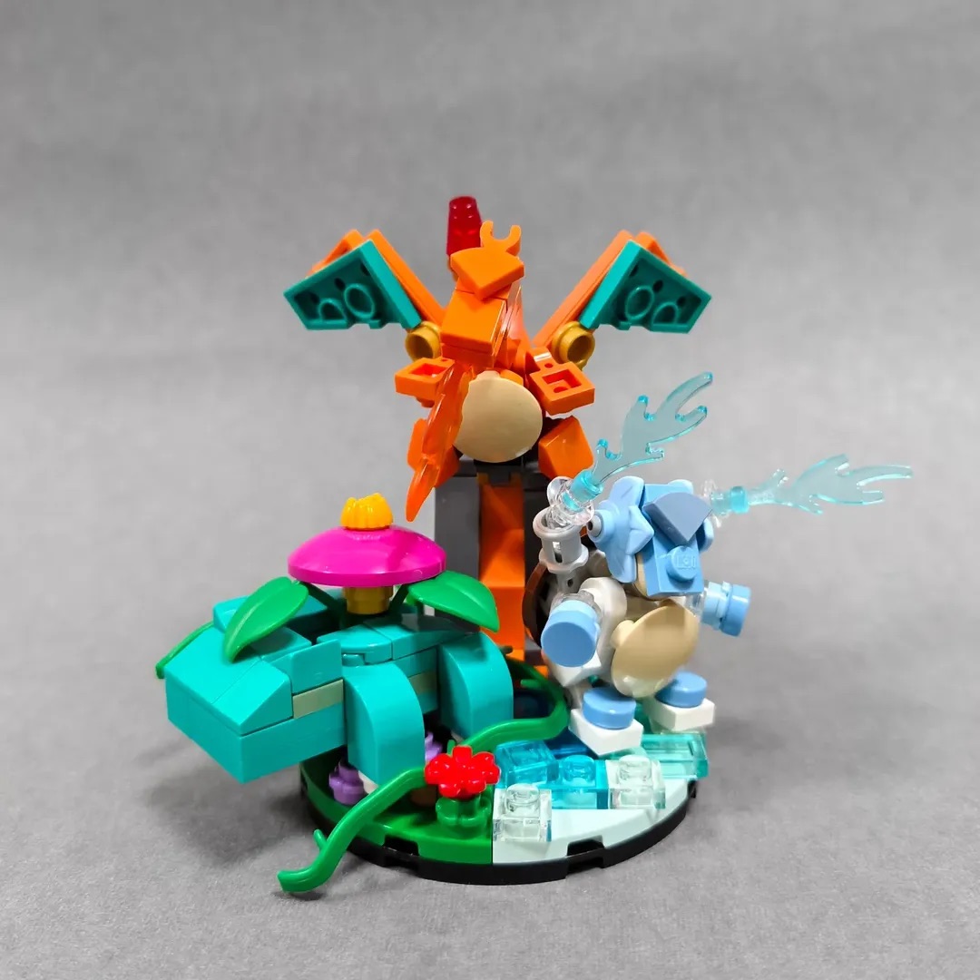 草火水同框！这组场景底座我能玩一年