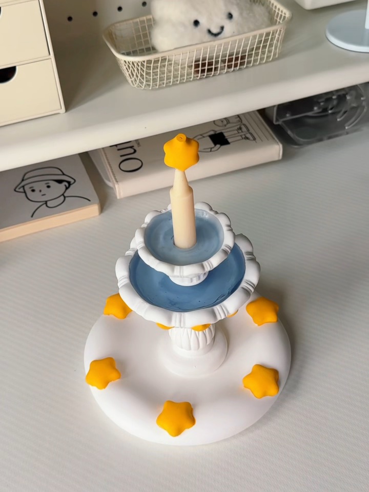 下班的治愈时刻，被六芒星许愿池拿捏住了