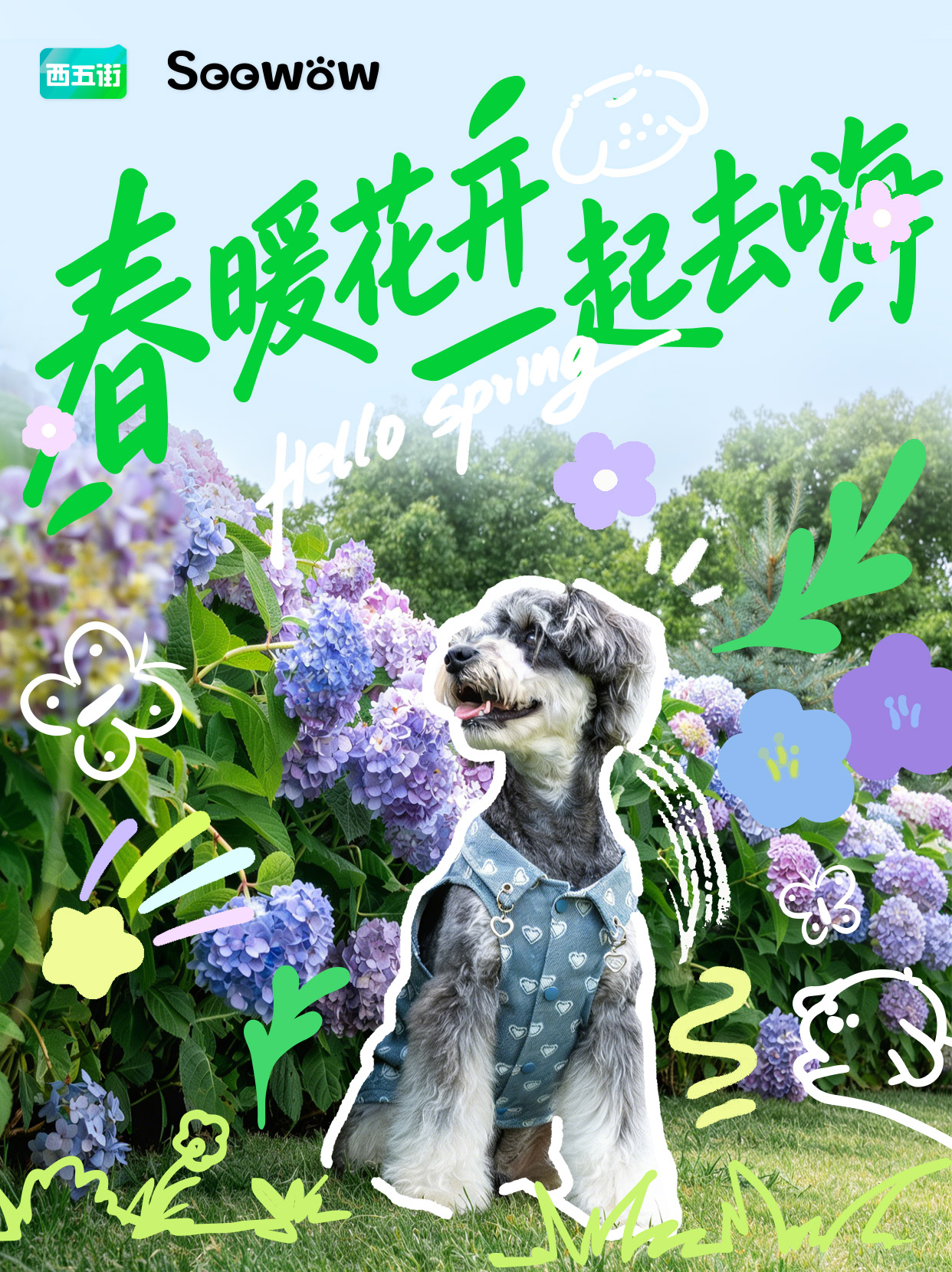 🌹花都开好了，一起出门去嗨！