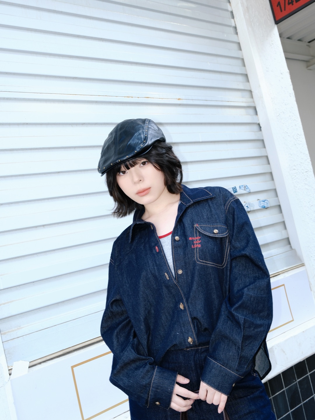 短发和牛仔很搭⋆★⋆