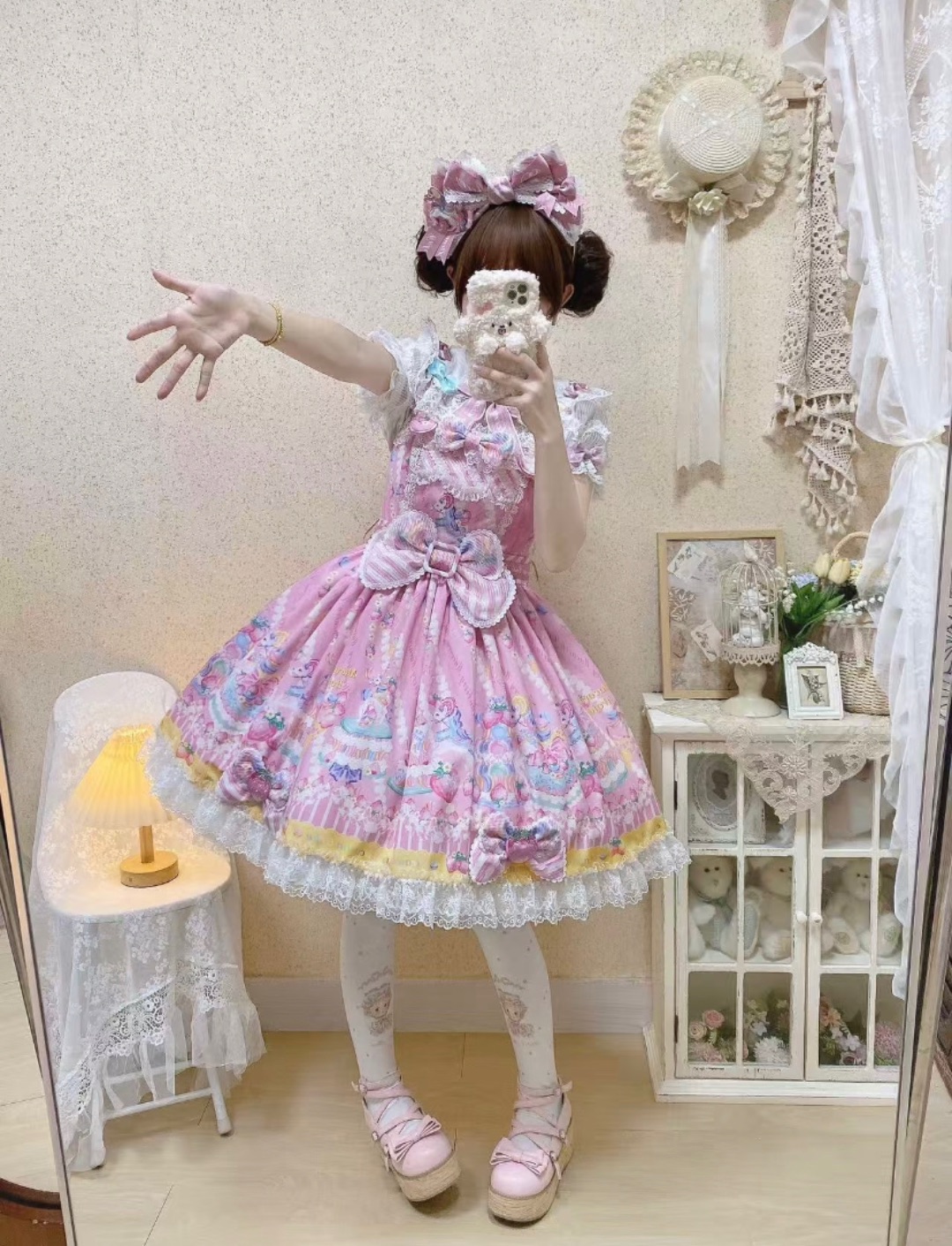 粉色是永不褪色的张扬，我将选择粉色！粉色的古早味浓浓的