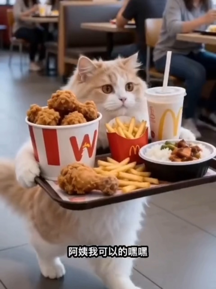 简直是大胃王拿铁