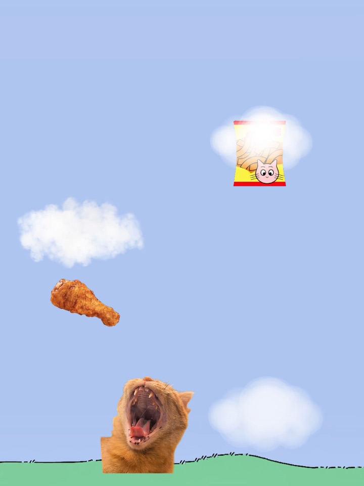 咪饿了！咪要吃零食！