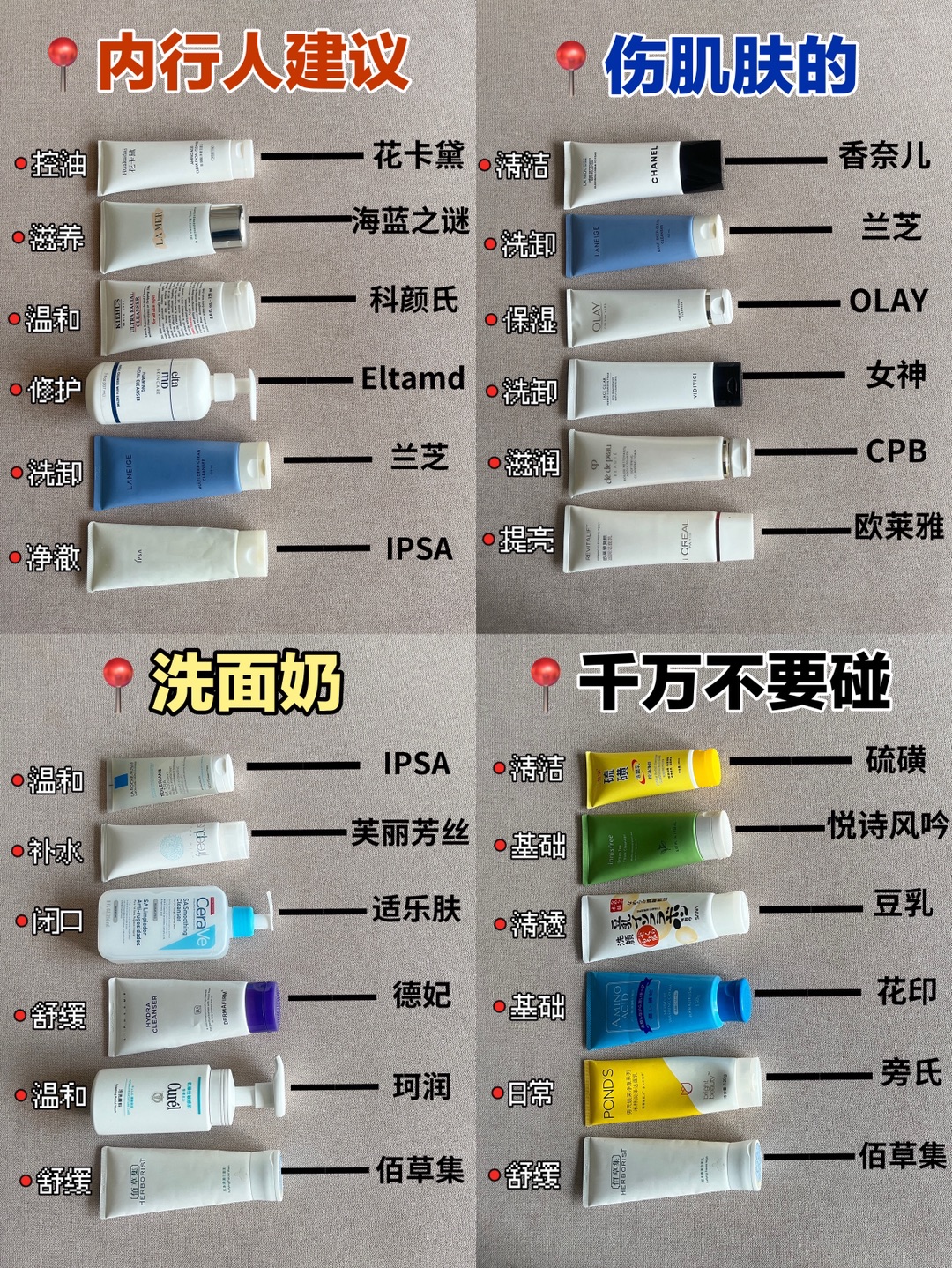 成功上岸！热门洗面奶一次选对不出错！