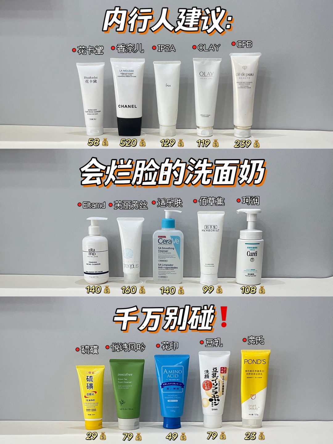 2026热门洗面奶实测！做功课选的不出错