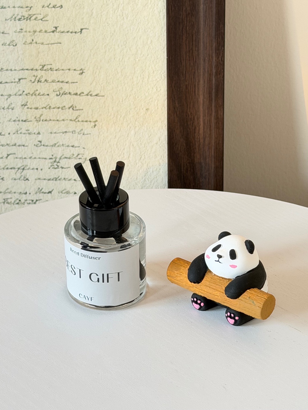 窝趣！这么可爱的熊猫香薰是谁拥有了