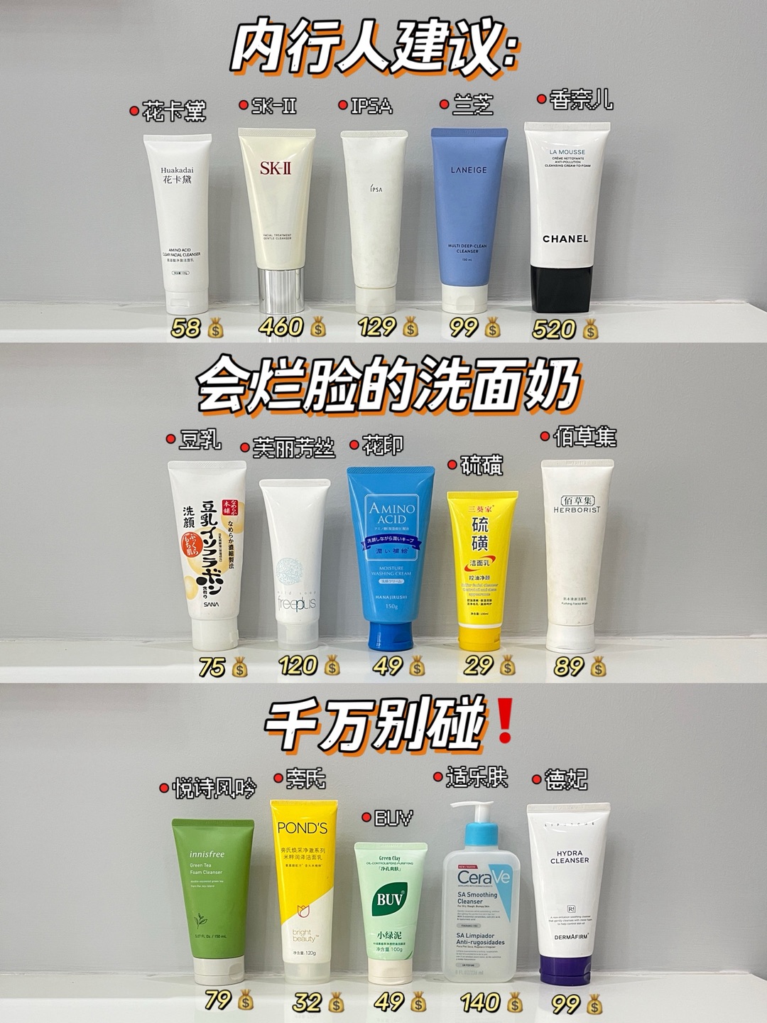  护肤第一步别出错！洁面深度测评红黑榜