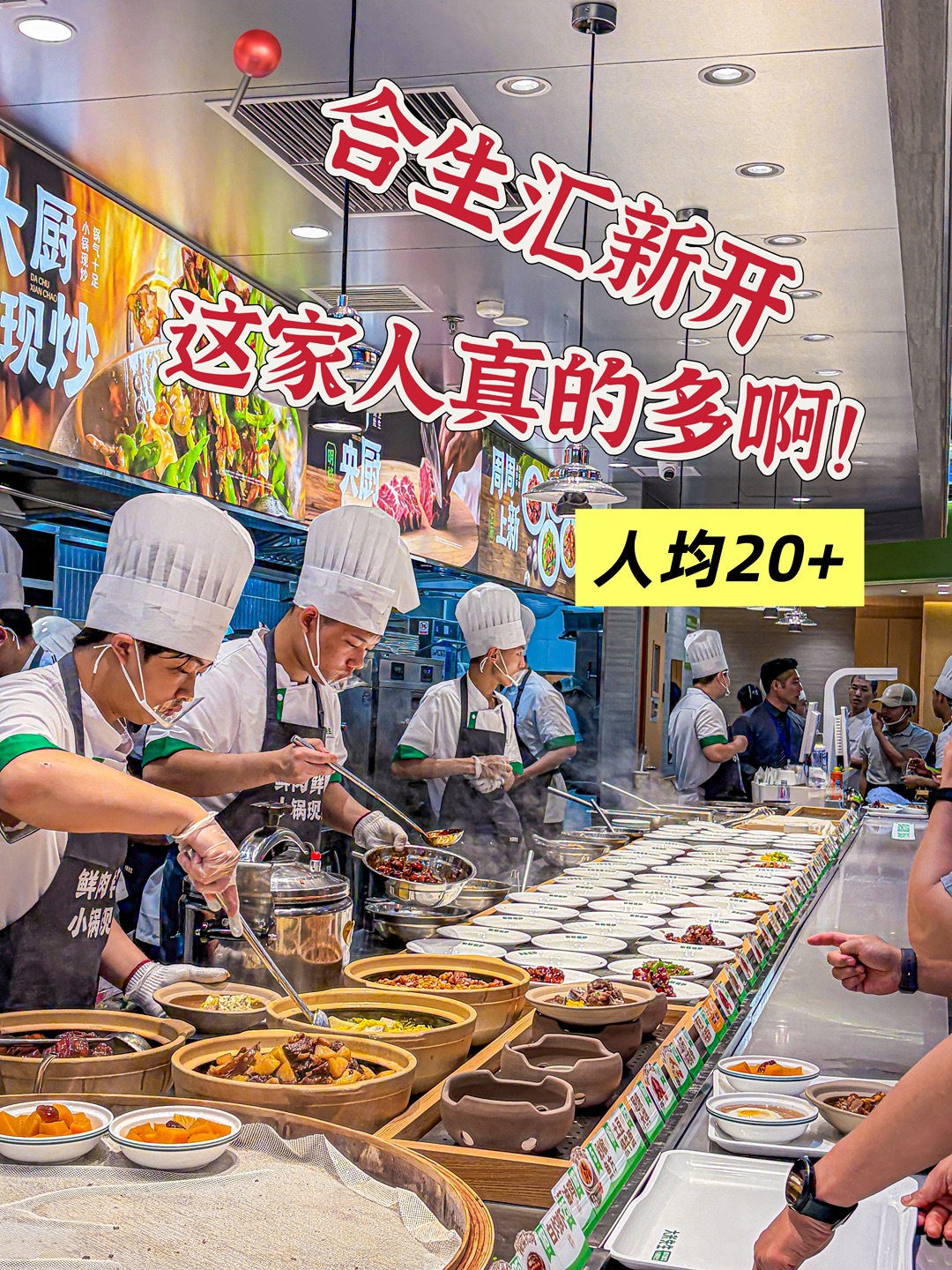 合生汇旺到离谱！人均20+确实好吃！记得空腹来！ 🔥谁懂啊