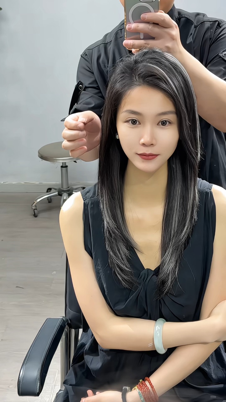 挑染发色