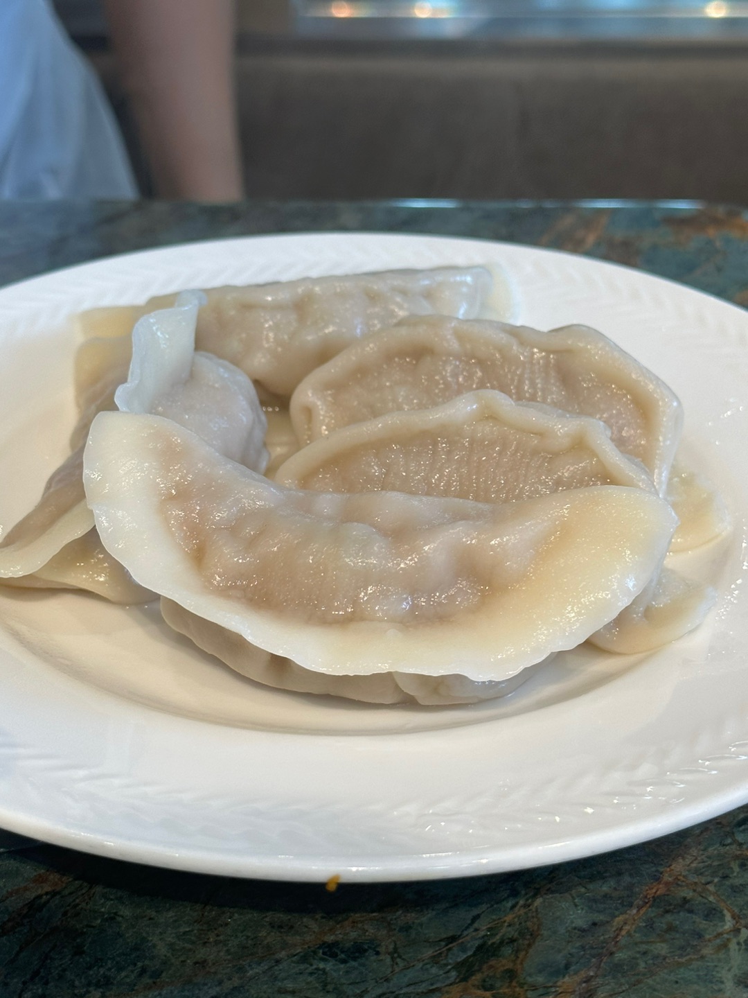 这家饺子有点甜呢