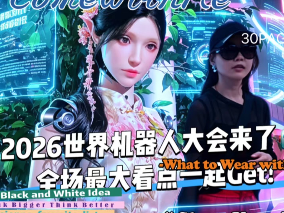 2026世界机器人大会来了🤖 全场最大看点就是具身智能！