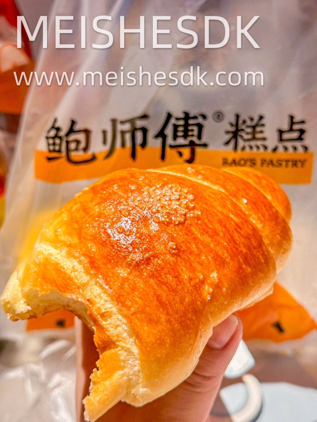 谁懂啊！鲍师傅新出的黄油🧈海盐面包🥐首发 鲍师傅真的是我